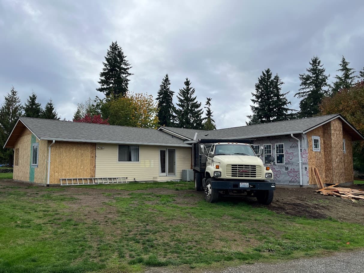 Home Addition architectural drafting project by A.R.Bergman Drafting in Tacoma, WA