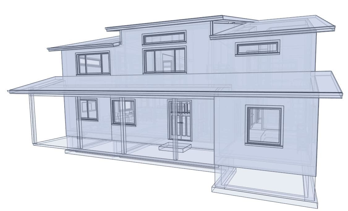 A.D.U. architectural drafting service - Residential project in Tacoma, WA