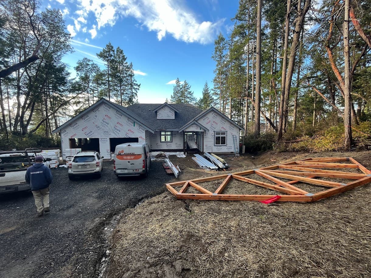 New Custom Home architectural drafting project by A.R.Bergman Drafting in Tacoma, WA